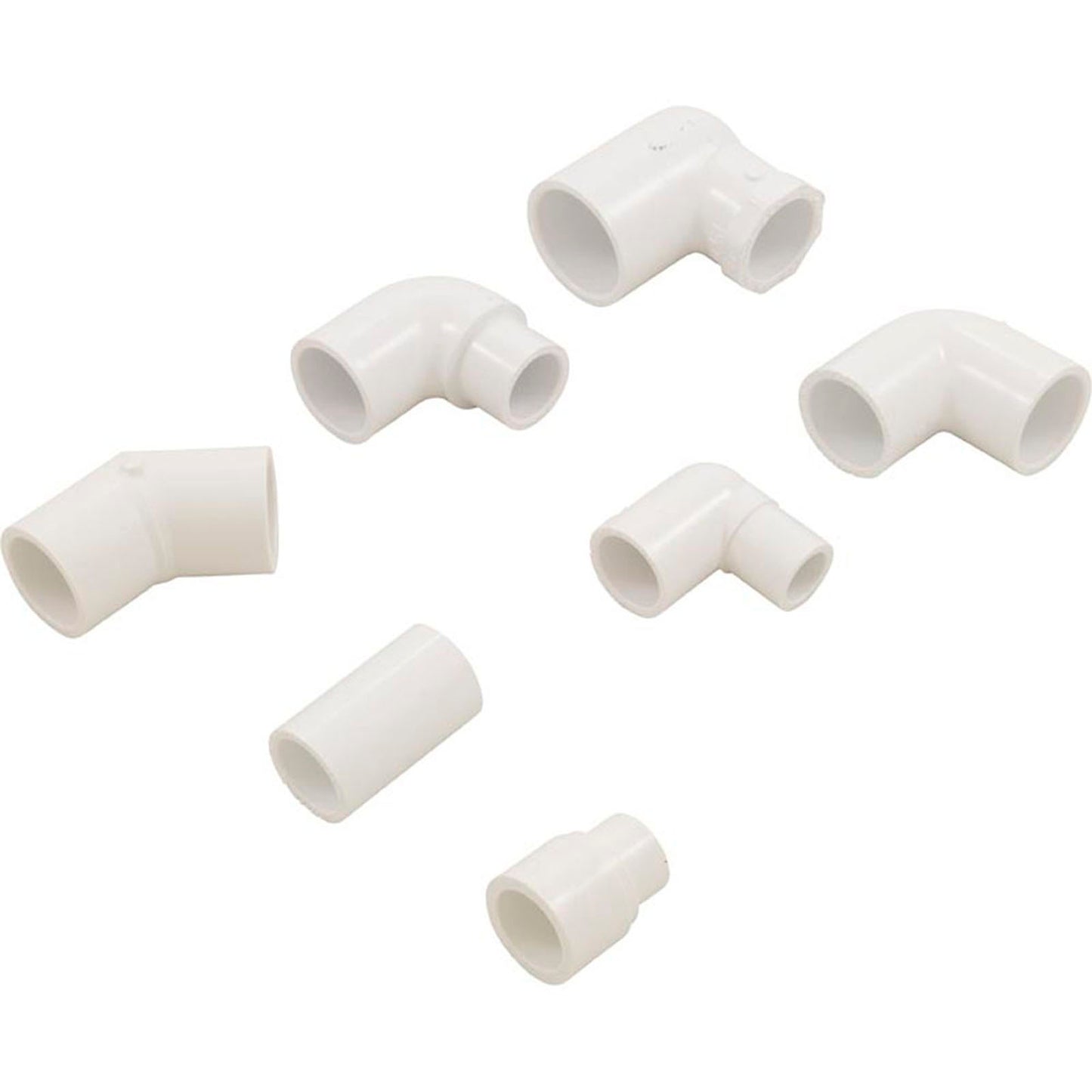 Jet Cmplt, Jac Whirl BMH,2"hs,Dir,Smth,a1/2"s,w3/4"s,Wht,Kit