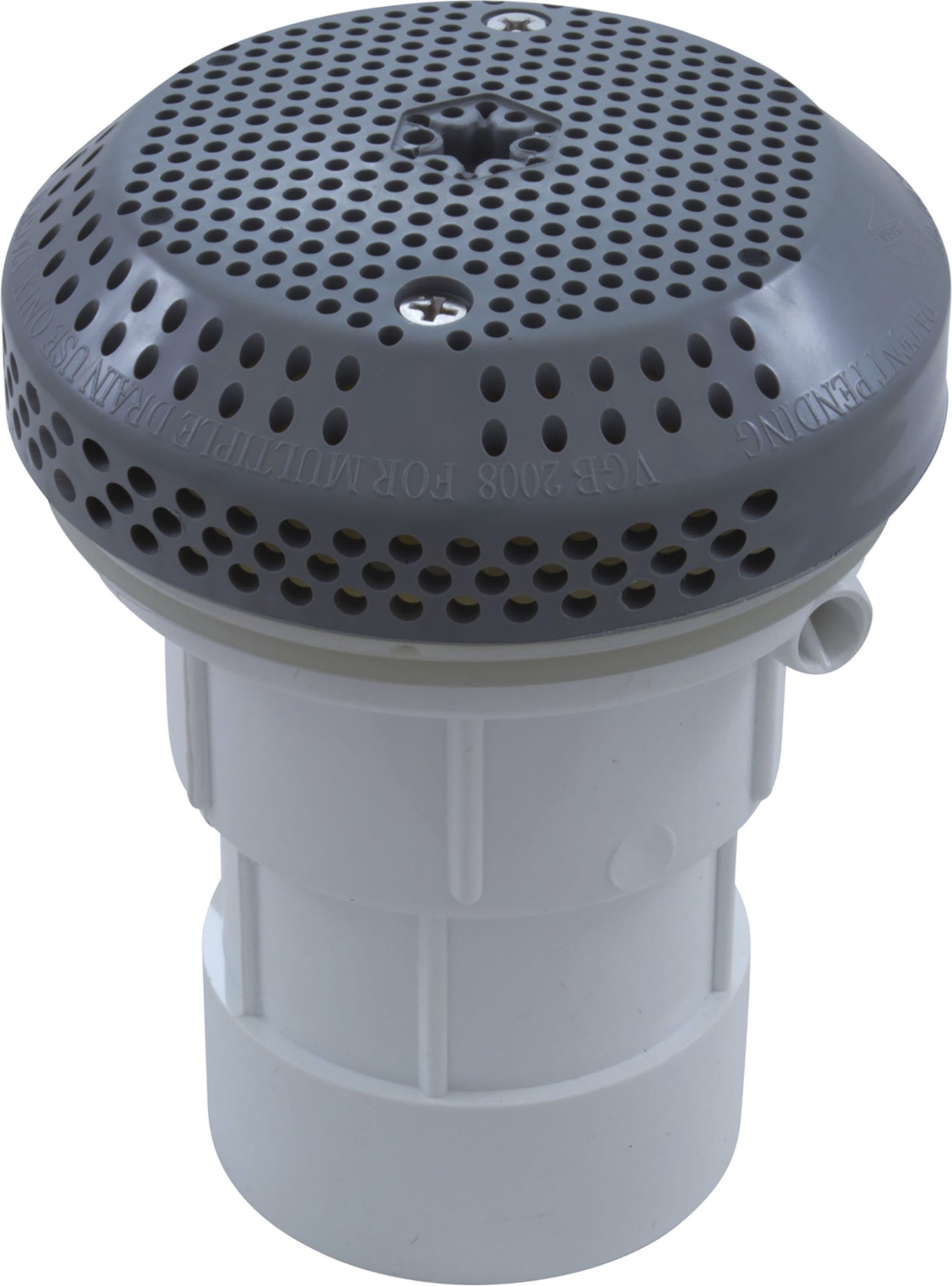 Suction Assembly, BWG/GG, 2-3/8"hs, 2"spg x 1/2"s, Gray