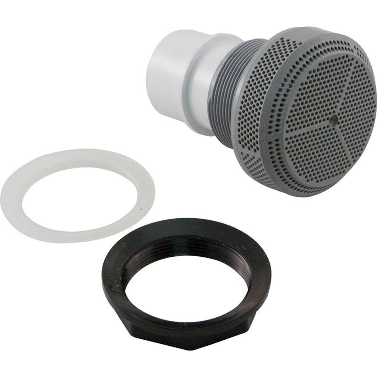 Suction Assembly, BWG/GG, 3-5/8"hs, 2-1/2"spg, Gray