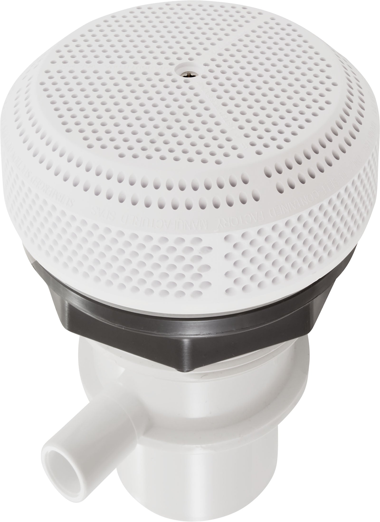 Suction Assembly, BWG/GG, 3-5/8"hs, 2"spg, White