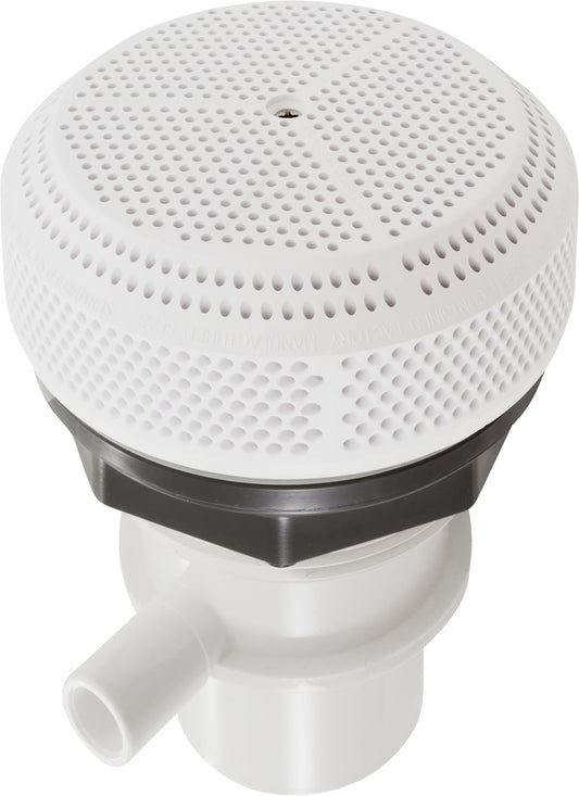 Conjunto de succión, BWG/GG, 3-5/8" hs, 2" spg, blanco