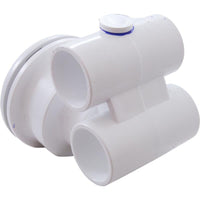 Jet Cmplt, BWG/HAI Microssage, 2-1/2"hs, Roto, Wht, a1"s, w1"s