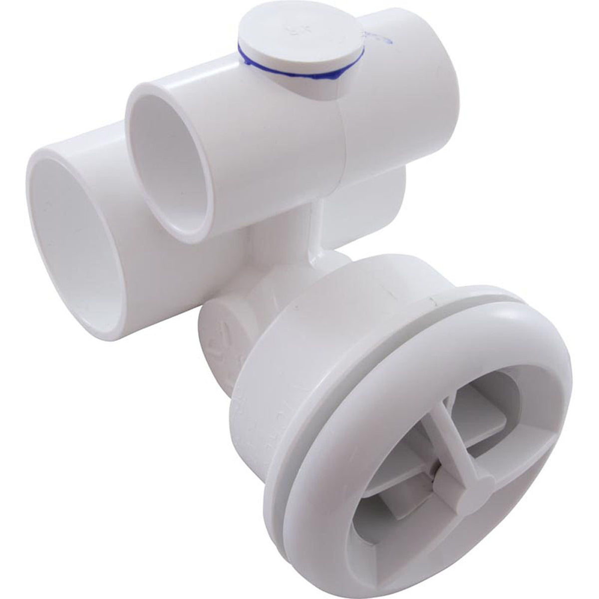 Jet Cmplt, BWG/HAI Microssage, 2-1/2"hs, Roto, Wht, a1"s, w1-1/2"s