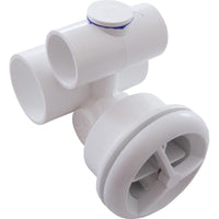 Jet Cmplt, BWG/HAI Microssage, 2-1/2"hs, Roto, Wht, a1"s, w1-1/2"s