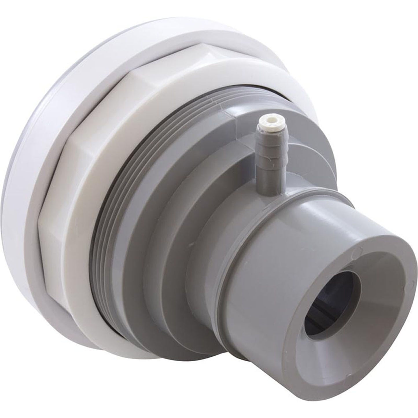 Jet Cmplt, BWG/HAI Cloudburst, 4"hs, fijo, liso, gris, a3/8"rbw2"spg