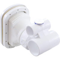 Jet Cmplt, BWG/HAI Vertassage, 6"hs, Roto, Smth, Wht, a1"sw1-1/2"s