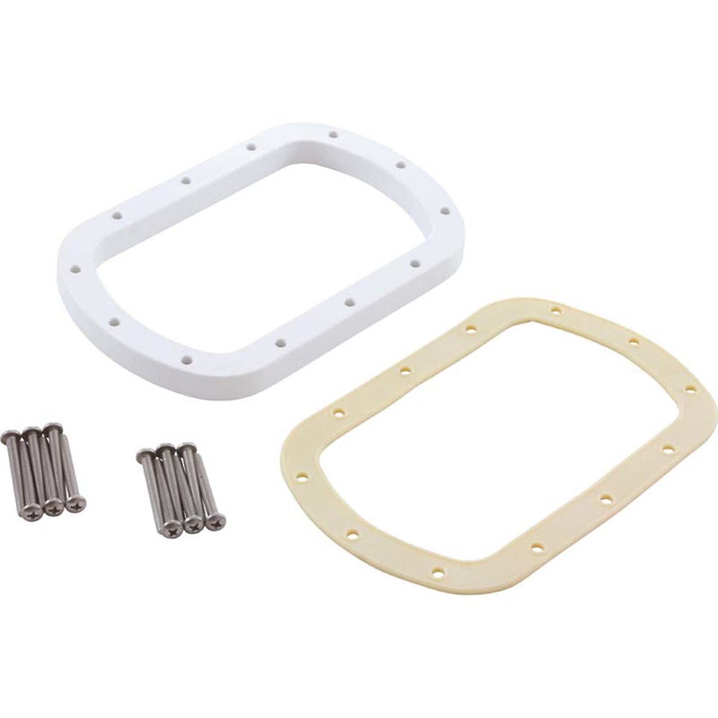 Jet Cmplt, BWG/HAI Vertassage, 6"hs, Roto, Smth, Wht, a1"sw1-1/2"s