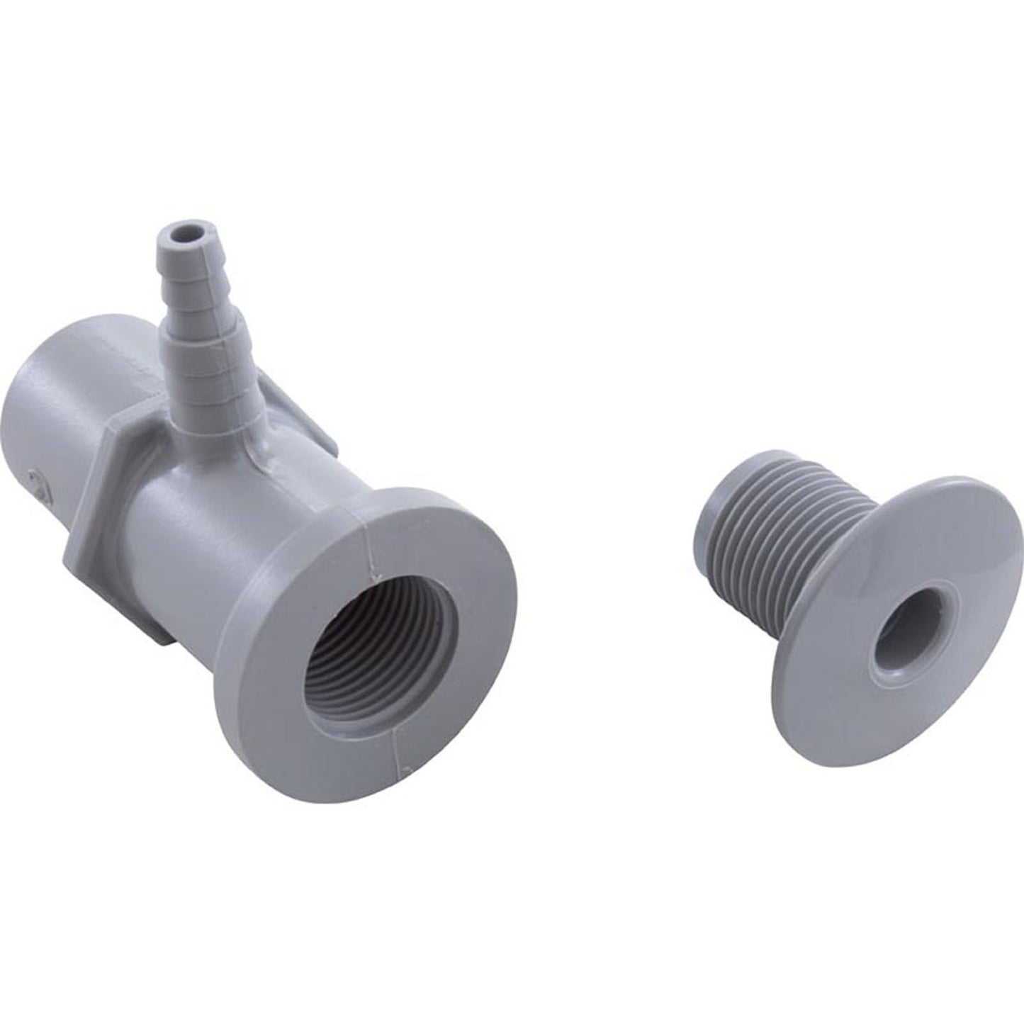 Chorro completo, BWG/HAI Ozone, 7/8"hs, fijo, liso, gris, a3/8"rb, w3/4"s