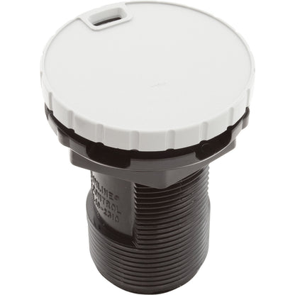 Control de aire, BWG/HAI Slimline, 1-3/4"hs, 2-1/2"fd, Nchd, Blanco, 1"