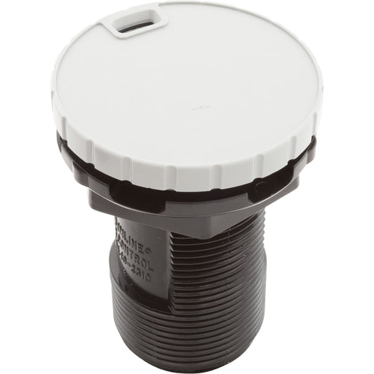 Control de aire, BWG/HAI Slimline, 1-3/4"hs, 2-1/2"fd, Nchd, Blanco, 1"