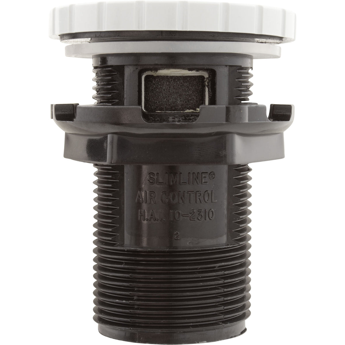 Air Ctrl, BWG/HAI Slimline, 1-3/4"hs, 2-1/2"fd, Nchd, Wht, 1"