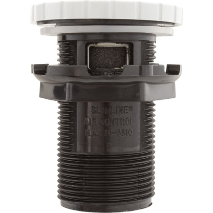 Control de aire, BWG/HAI Slimline, 1-3/4"hs, 2-1/2"fd, Nchd, Blanco, 1"