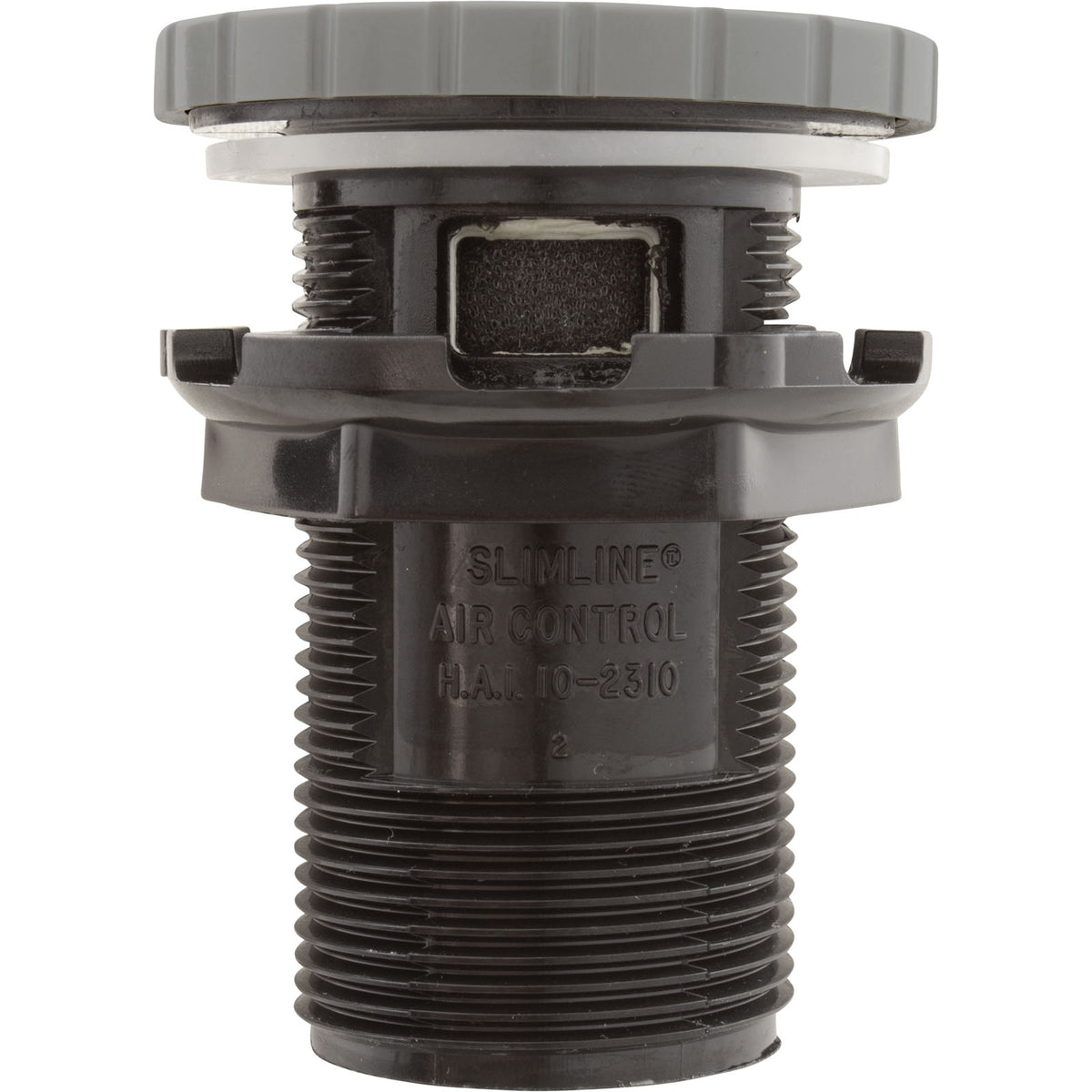 Air Ctrl, BWG/HAI Slimline, 1-3/4"hs, 2-1/2"fd, Nchd, Gry, 1"