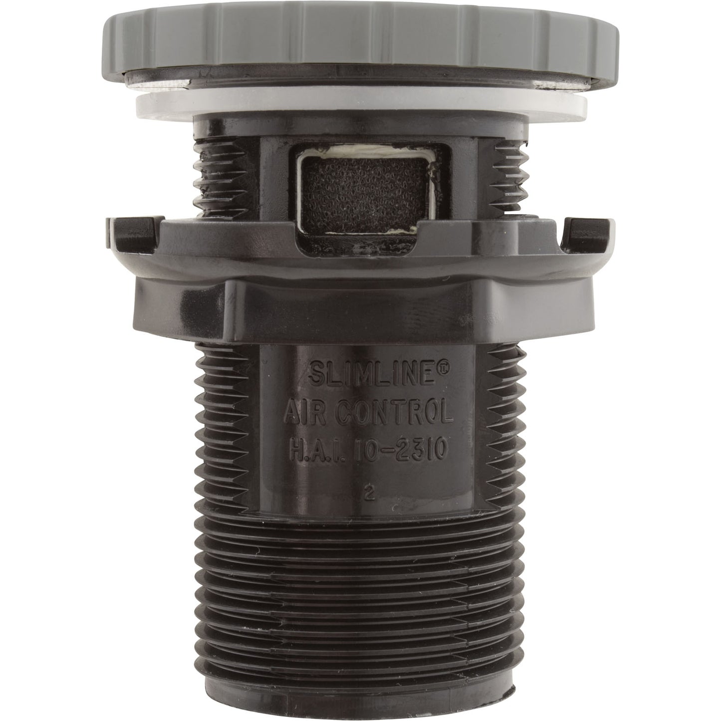 Ctrl d'air, BWG/HAI Slimline, 1-3/4"hs, 2-1/2"fd, Nchd, Gry, 1"