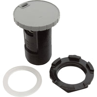 Air Ctrl, BWG/HAI Slimline, 1-3/4"hs, 2-1/2"fd, Nchd, Gry, 1"