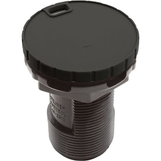 Control de aire, BWG/HAI Slimline, 1-3/4"hs, 2-1/2"fd, Nchd, negro, 1"