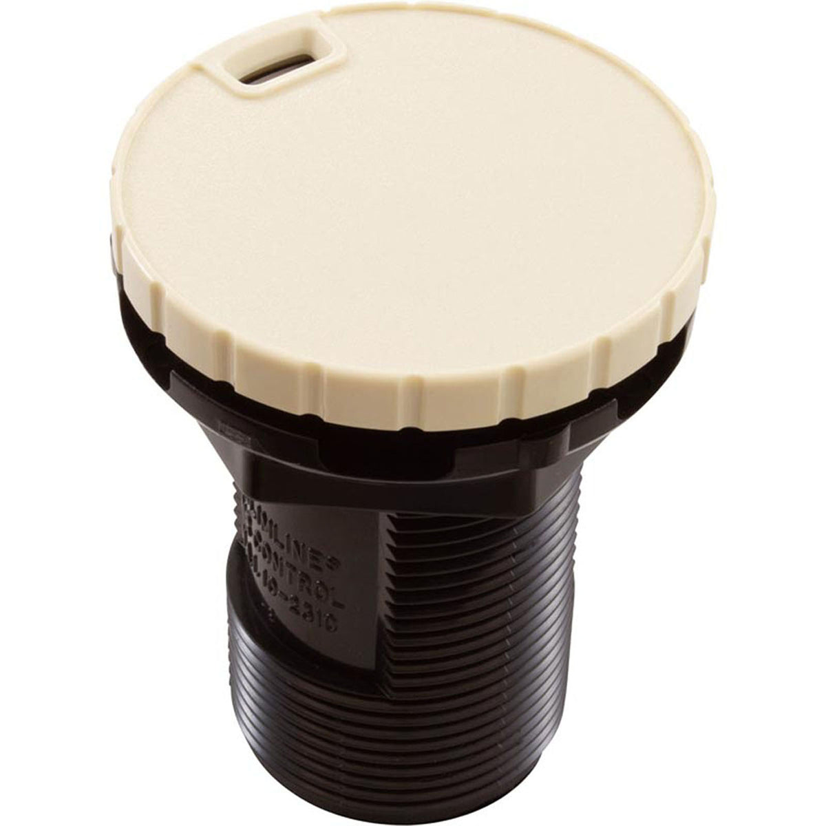 Air Ctrl, BWG/HAI Slimline, 1-3/4"hs, 2-1/2"fd, Nchd, Bone, 1"