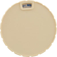 Air Ctrl, BWG/HAI Slimline, 1-3/4"hs, 2-1/2"fd, Nchd, Bone, 1"
