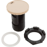 Air Ctrl, BWG/HAI Slimline, 1-3/4"hs, 2-1/2"fd, Nchd, Bone, 1"