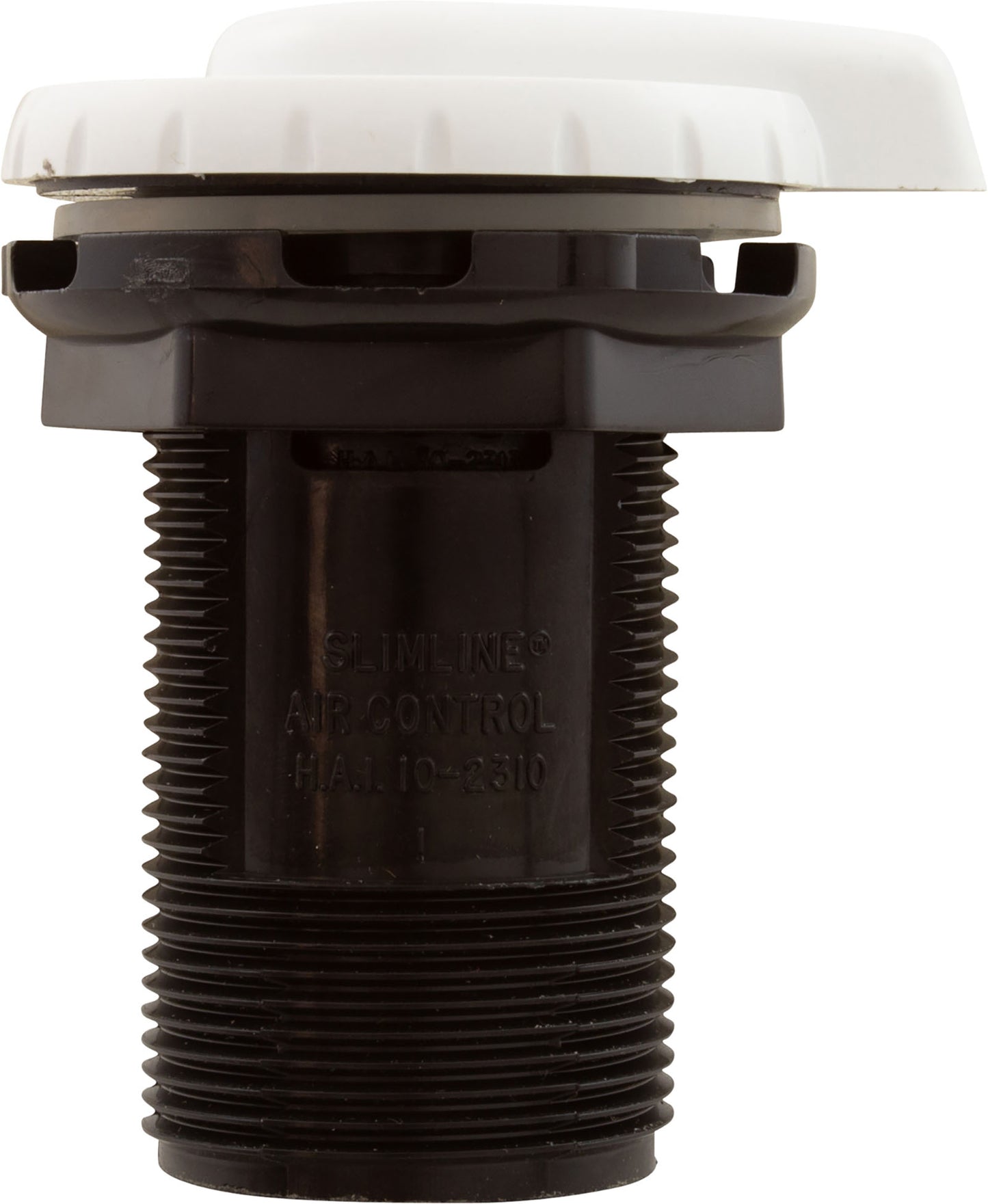 Air Ctrl, BWG/HAI Slimline, 1-3/4"hs, 2-1/2"fd, goutte d'eau, blanc, 1"