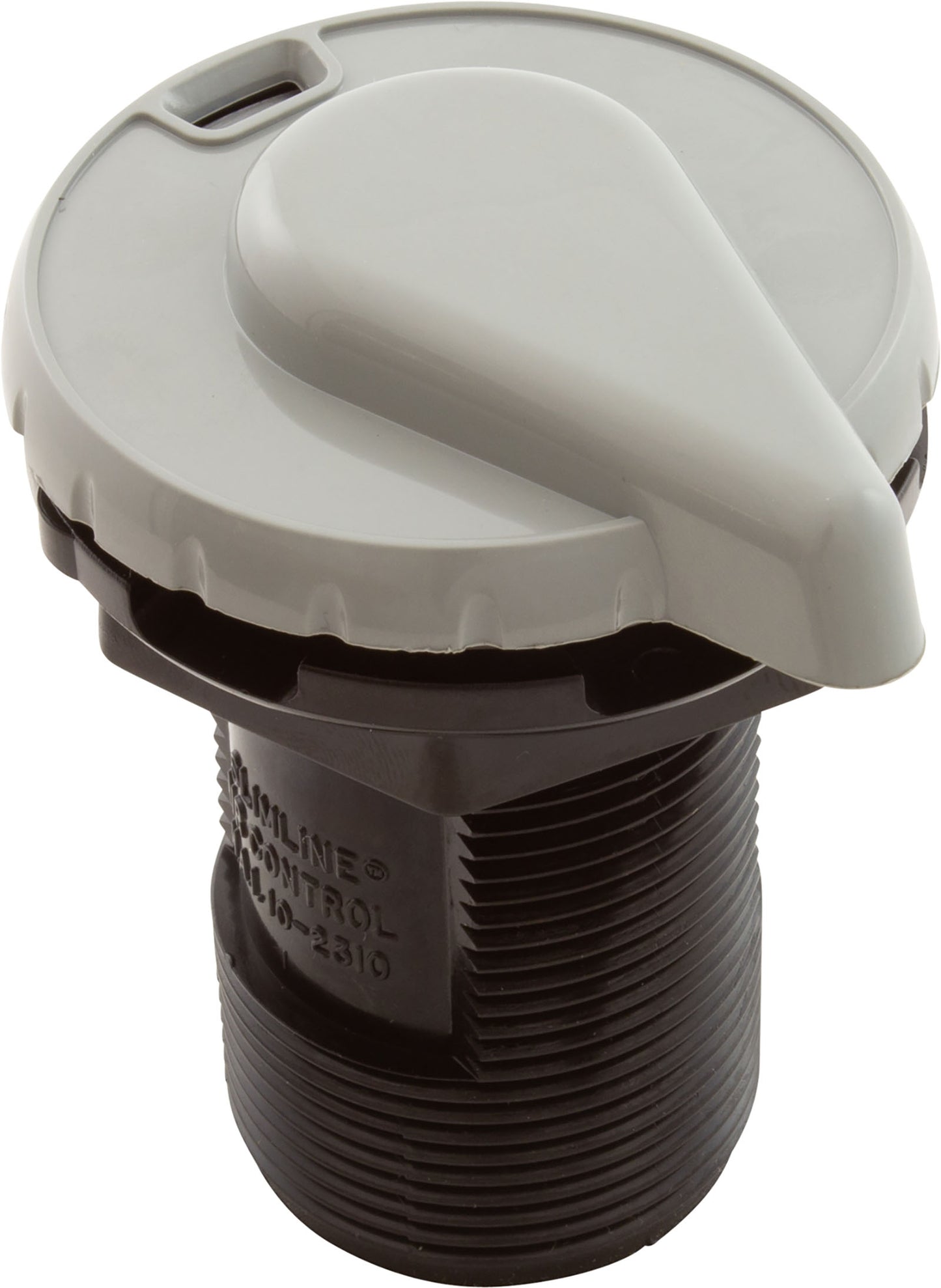 Air Ctrl, BWG/HAI Slimline, 1-3/4"hs, 2-1/2"fd, Teardrop, Gry, 1"