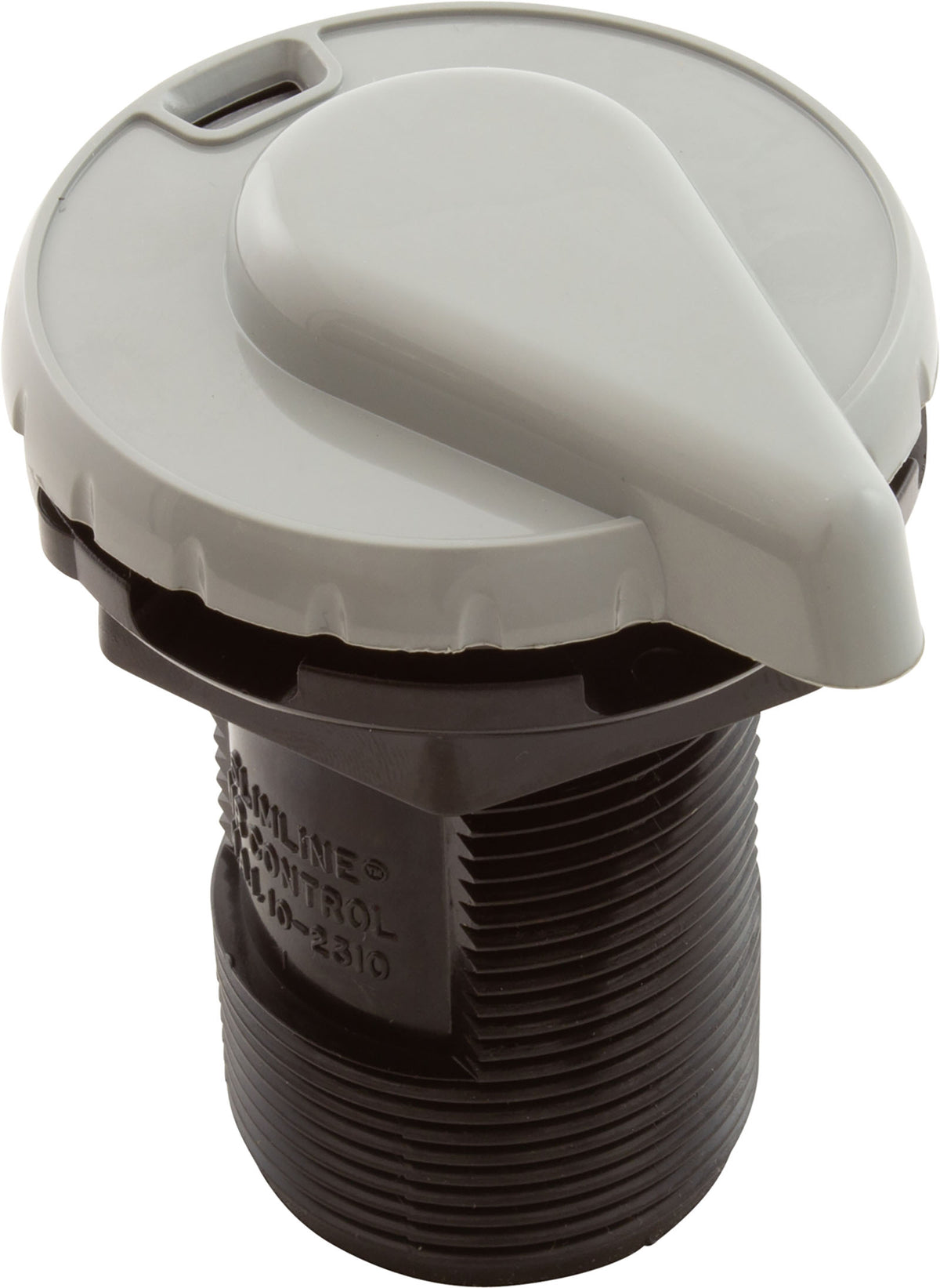 Air Ctrl, BWG/HAI Slimline, 1-3/4"hs, 2-1/2"fd, Teardrop, Gry, 1"