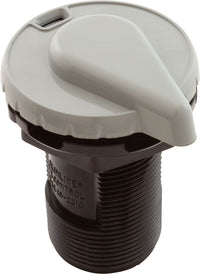 Air Ctrl, BWG/HAI Slimline, 1-3/4"hs, 2-1/2"fd, Teardrop, Gry, 1"