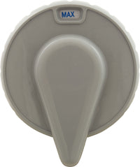 Air Ctrl, BWG/HAI Slimline, 1-3/4"hs, 2-1/2"fd, Teardrop, Gry, 1"