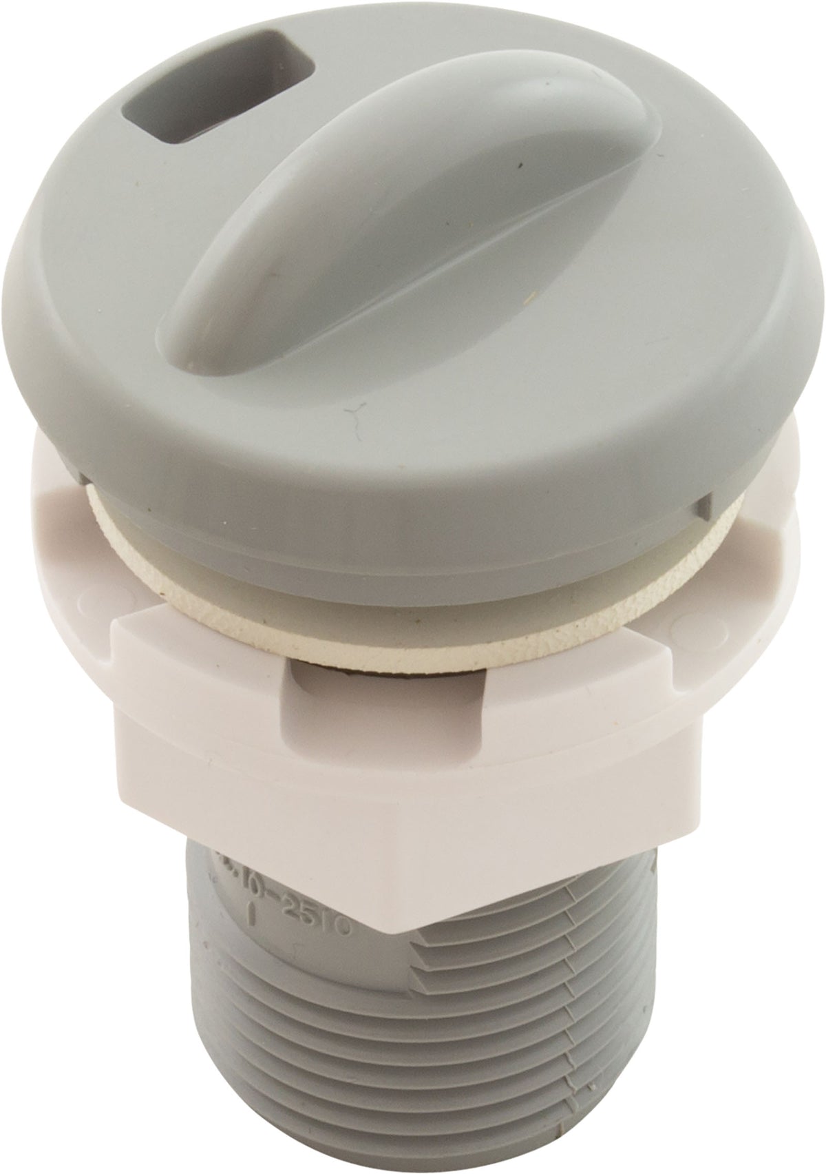 Air Ctrl, BWG/HAI Slimline,1-1/16"hs, 1-5/8"fd,Nchd,Gry,1/2"