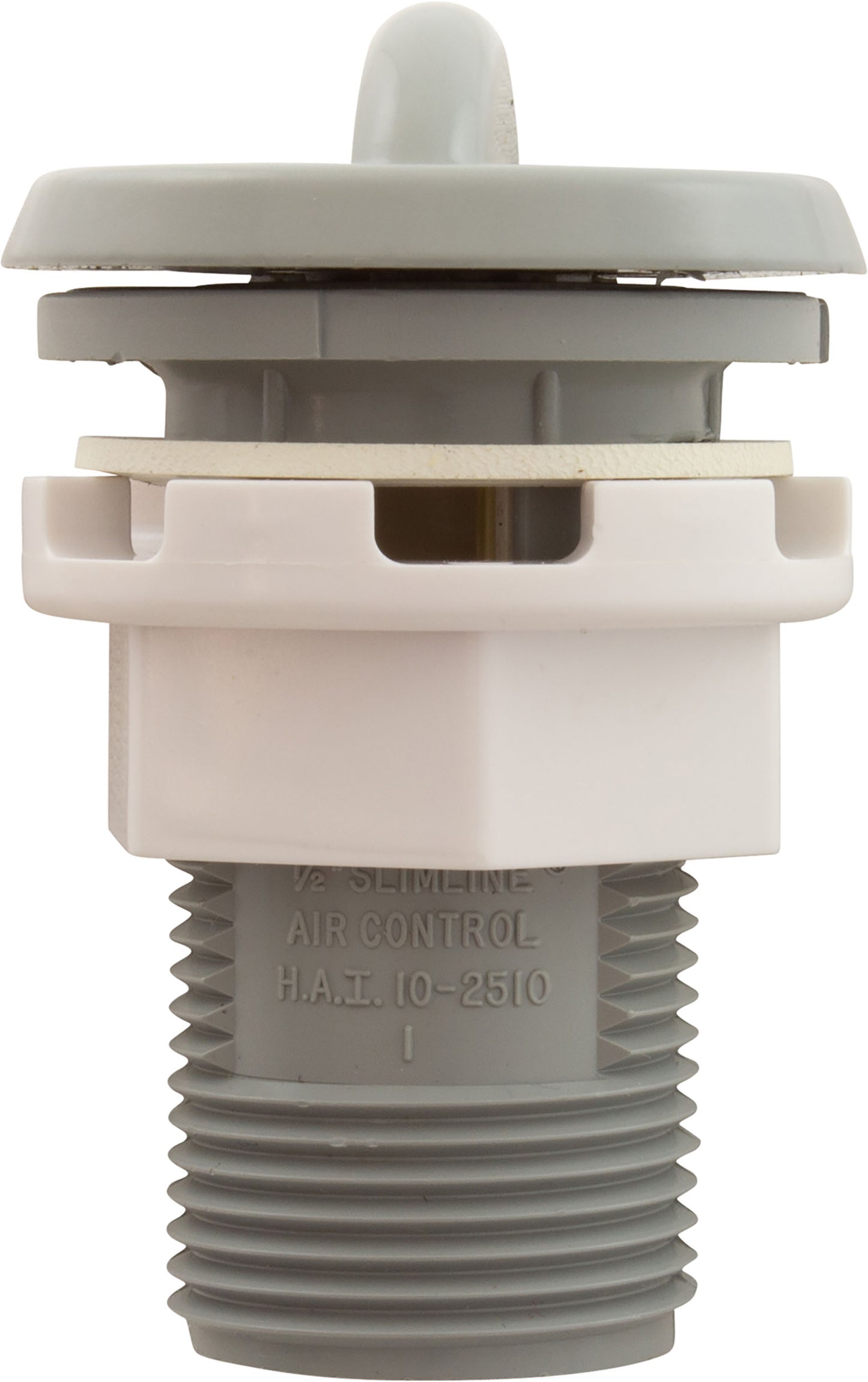 Air Ctrl, BWG/HAI Slimline,1-1/16"hs, 1-5/8"fd,Nchd,Gry,1/2"