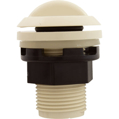 Ctrl de aire, BWG/HAI Mini, 1-1/8" de alto, 1-11/16" de ancho, media luna, hueso, 1/2"