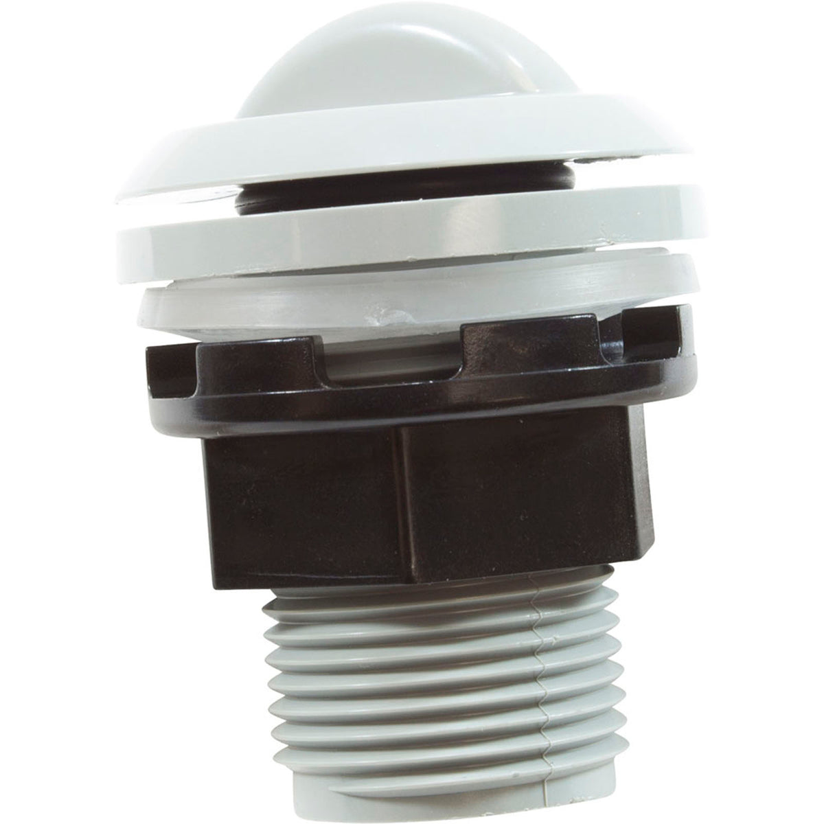 Air Ctrl, BWG/HAI Mini,1-1/8"hs,1-11/16"fd,Crescent,Gry,1/2"