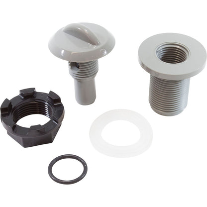 Air Ctrl, BWG/HAI Mini,1-1/8"hs,1-11/16"fd,Crescent,Gry,1/2"