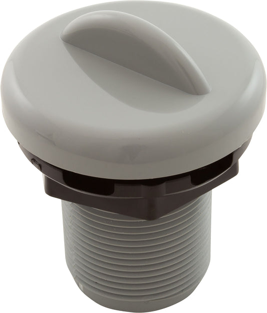 Control de aire, BWG/HAI Std, 1-3/4" hs, 2-5/8" fd, Crescent, Gry, 1"