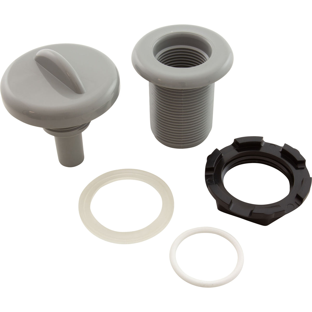 Air Ctrl, BWG/HAI Std, 1-3/4"hs, 2-5/8"fd, Crescent, Gry, 1"