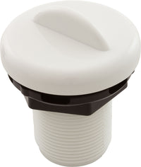 Air Ctrl, BWG/HAI Std, 1-3/4"hs, 2-5/8"fd, Crescent, Wht, 1"