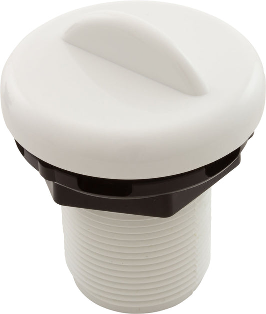 Control de aire, BWG/HAI Std, 1-3/4" hs, 2-5/8" fd, Crescent, blanco, 1"