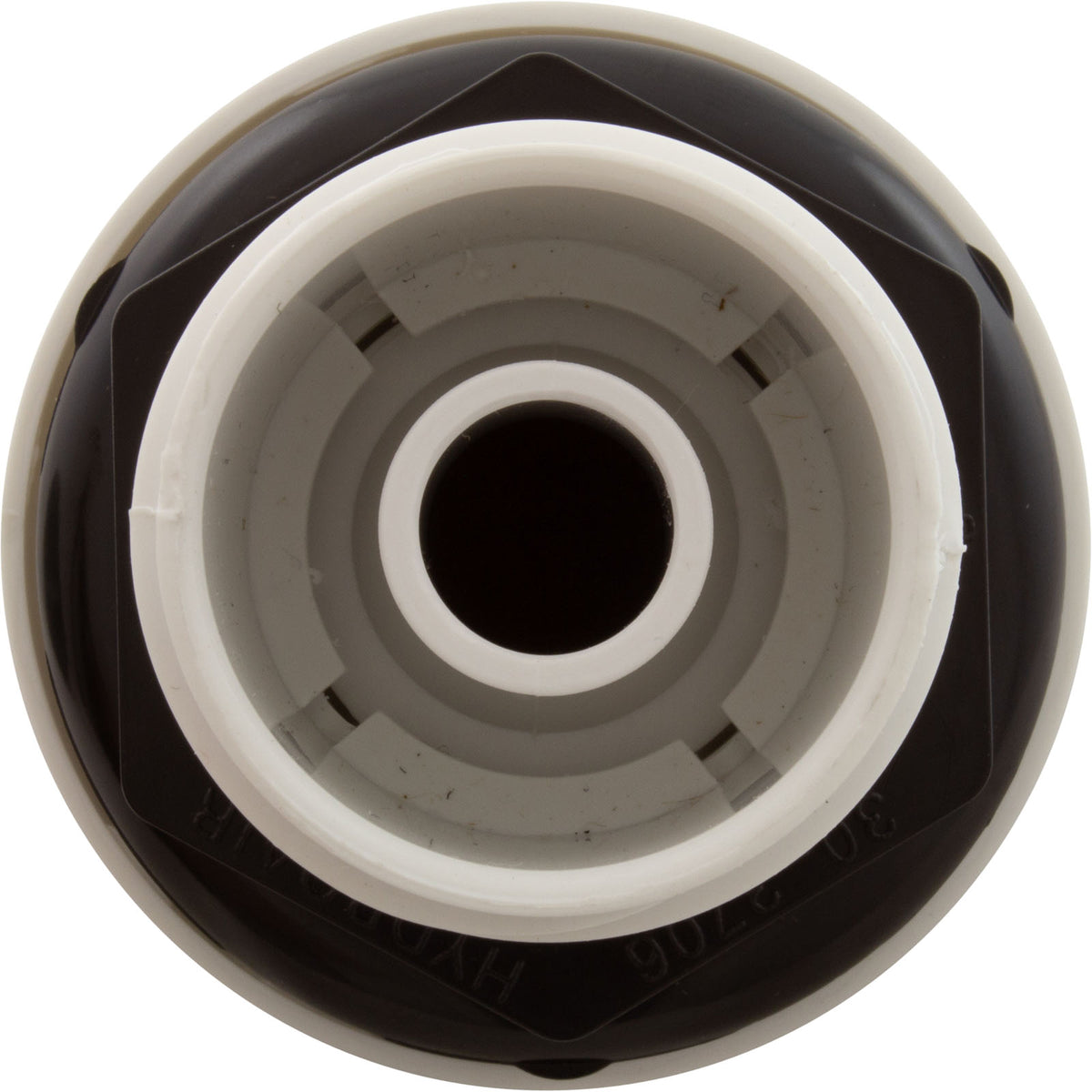 Air Ctrl, BWG/HAI Std, 1-3/4"hs, 2-5/8"fd, Crescent, Wht, 1"