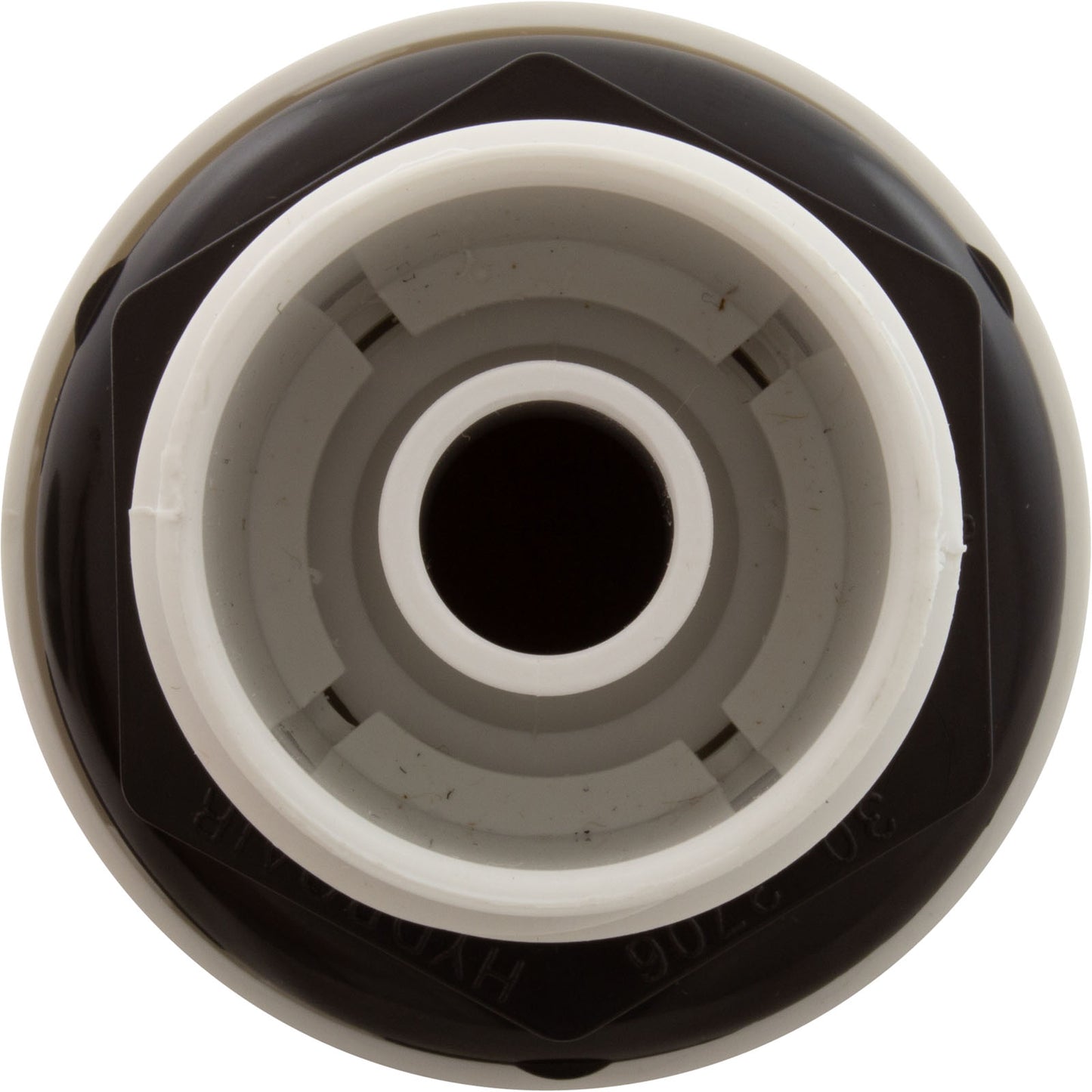 Air Ctrl, BWG/HAI Std, 1-3/4"hs, 2-5/8"fd, Crescent, Wht, 1"