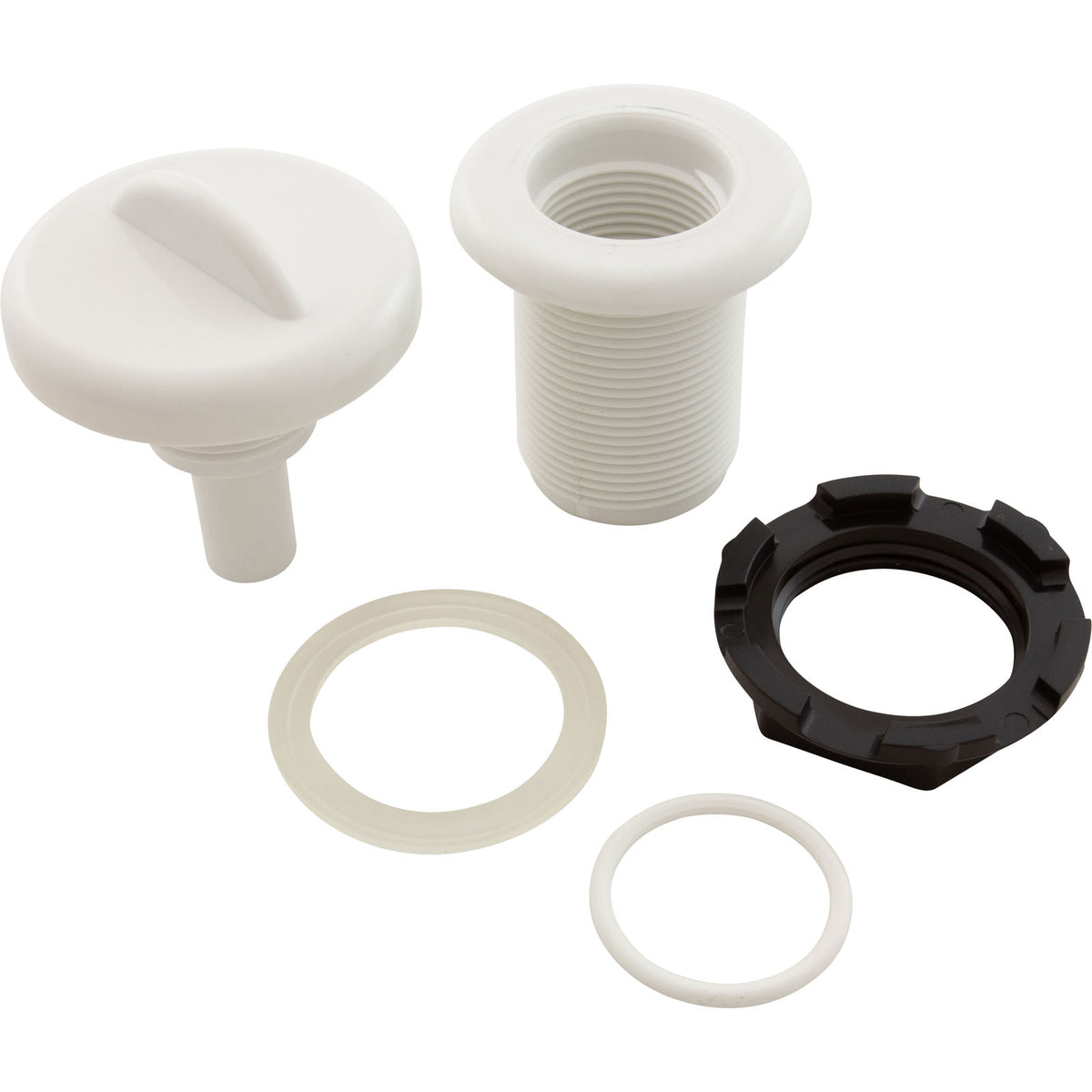 Air Ctrl, BWG/HAI Std, 1-3/4"hs, 2-5/8"fd, Crescent, Wht, 1"