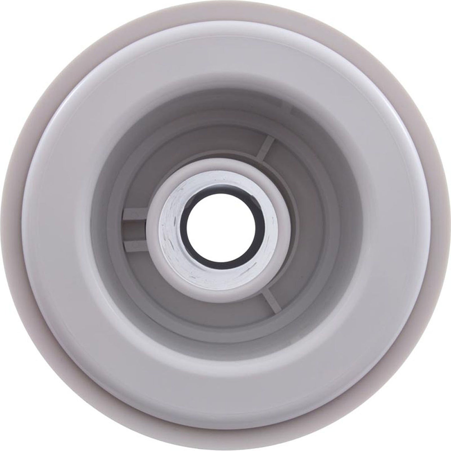 Jet Cmplt, BWG/HAI Whirlpool, 3-5/16"hs, Dir, Smth, Blanc