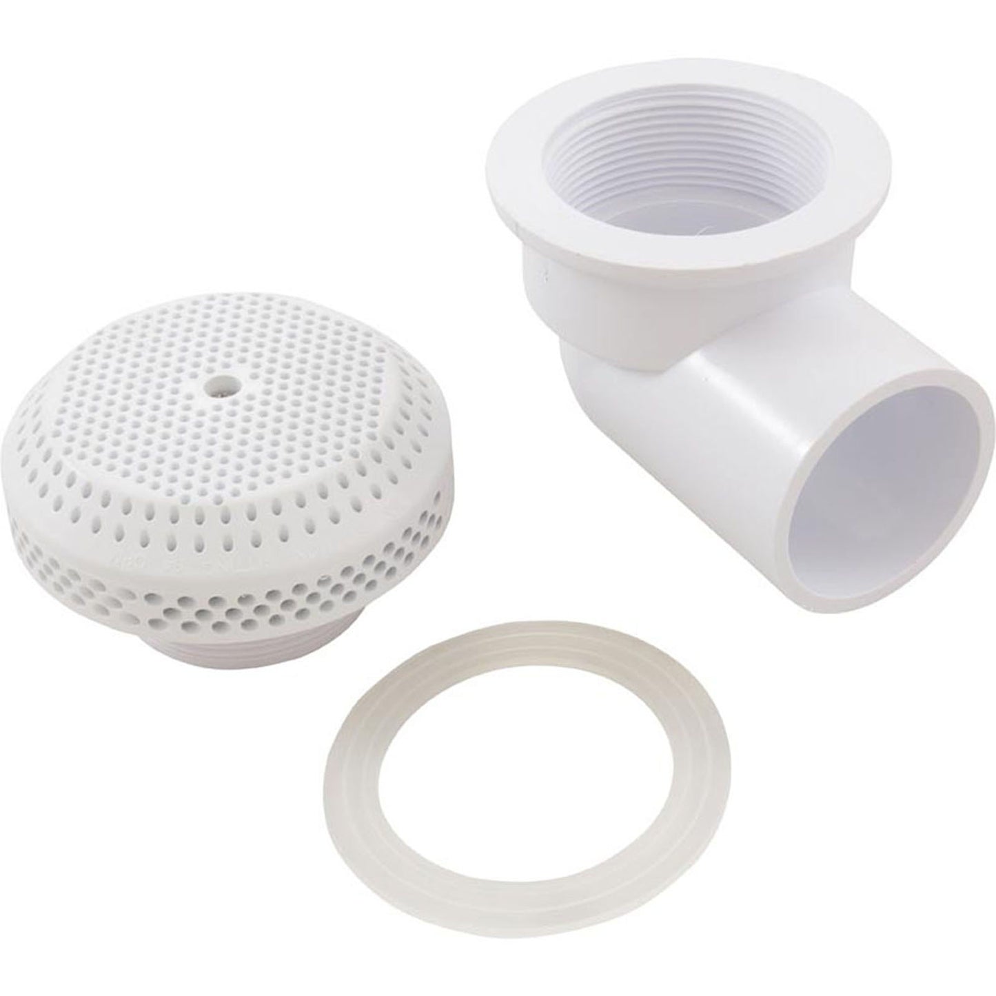 Suction Assy, CMP 94 GPM, 1-1/2"s, 90 Deg Ell, White, Bath