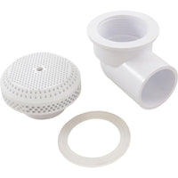 Suction Assy, CMP 94 GPM, 1-1/2"s, 90 Deg Ell, White, Bath