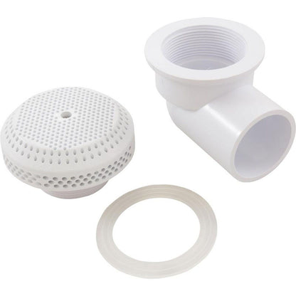 Suction Assy, CMP 94 GPM, 1-1/2"s, 90 Deg Ell, White, Bath