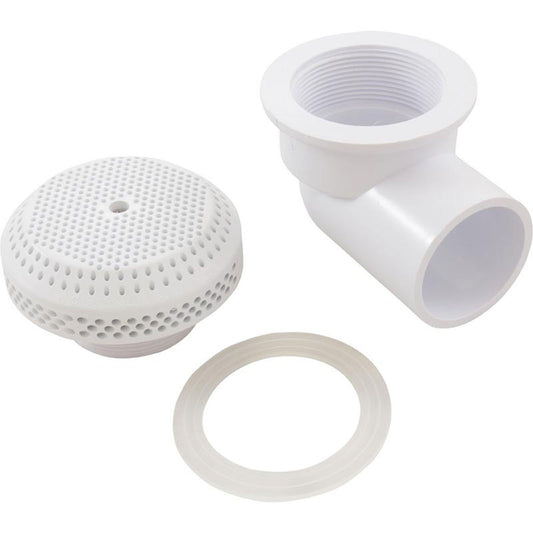 Suction Assy, CMP 94 GPM, 1-1/2"s, 90 Deg Ell, White, Bath