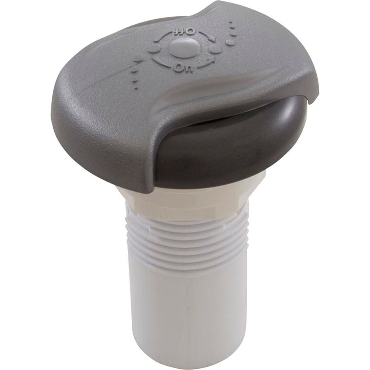 Air Control, CMP Top Access, 1-11/16"hs, Wave, 1"s, Slvr/Graph Gray