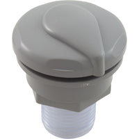 Air Ctrl, CMP, Mini, 1-1/8"hs, 1-11/16"dia, Cresent, Gry, 1/2"