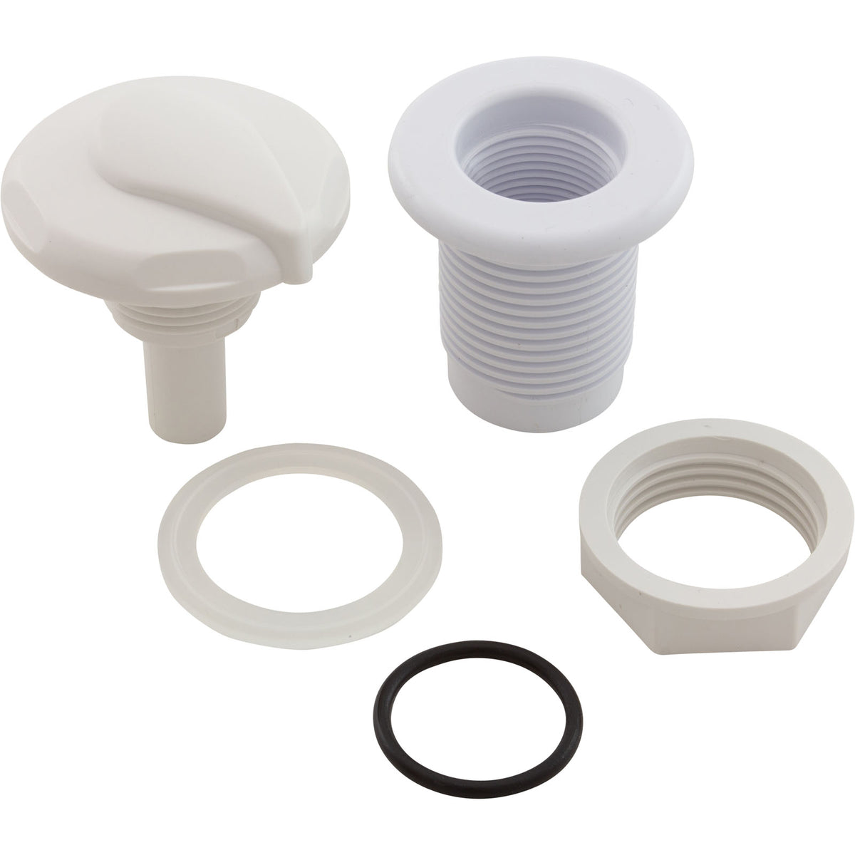 Air Ctrl, CMP, 1-3/4"hs, 2-5/8"fd, Crescent, White, 1", Gen