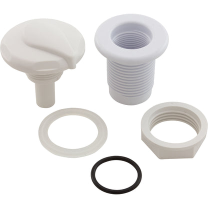 Air Ctrl, CMP, 1-3/4"hs, 2-5/8"fd, Crescent, White, 1", Gen