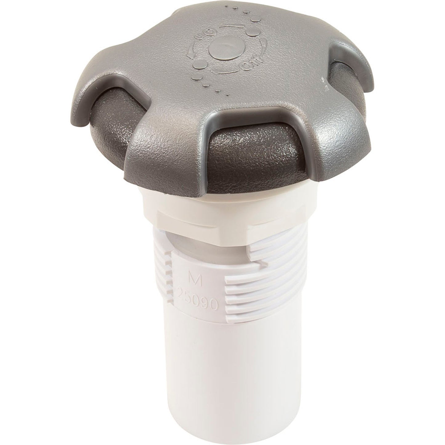 Air Ctrl, CMP Top Access, 1-11/16"hs, Crown, 1"s, Slvr/Graph Gray